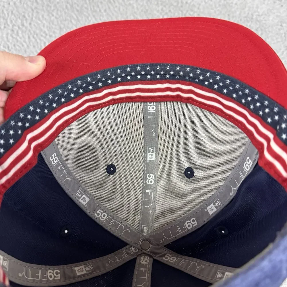 Eugene Emeralds Hat 7 1/4 Cap 59Fifty‎ USA July Patriotic New Era Minor League
